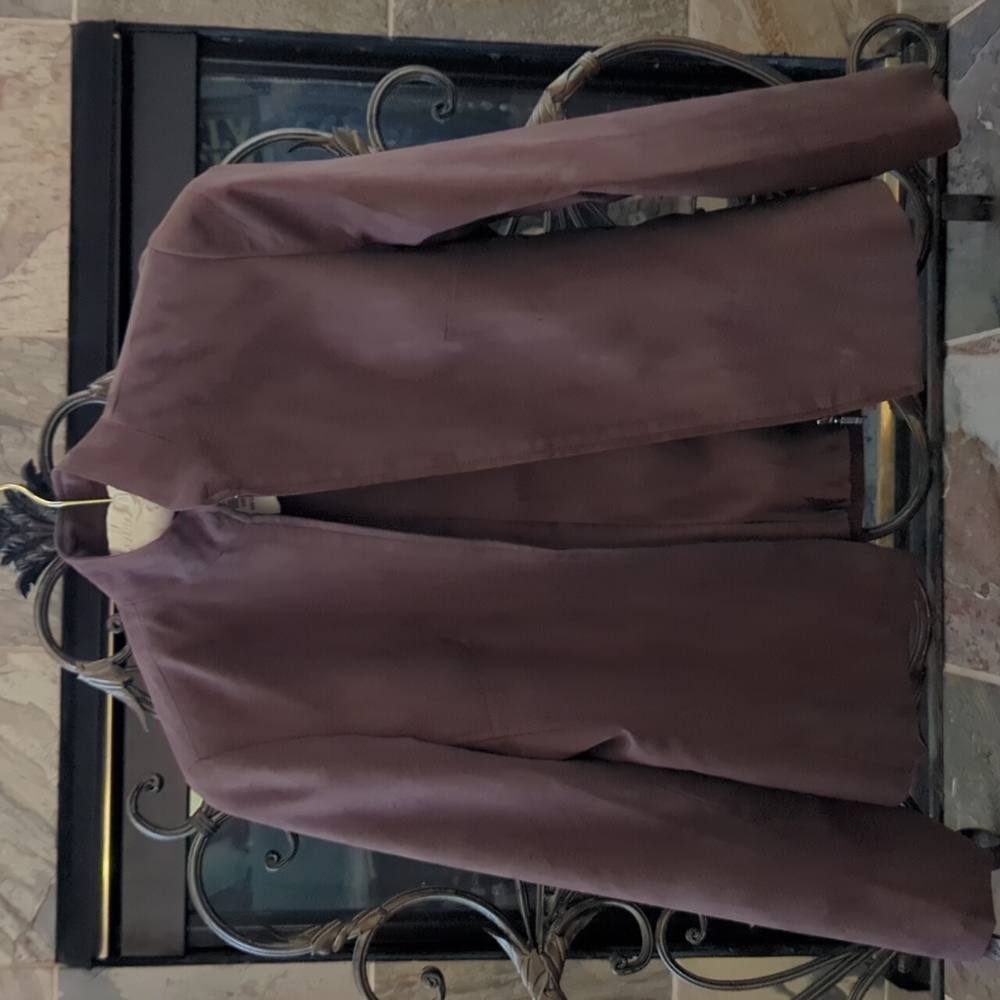 Coldwater Creek Zip Front Brown Jacket